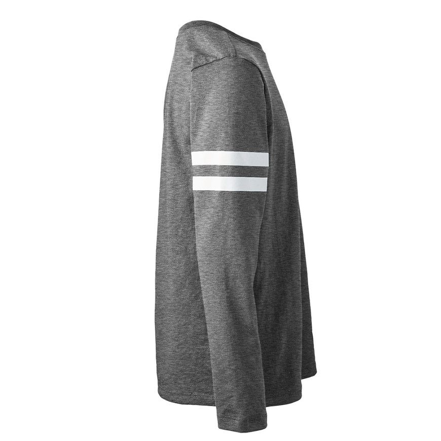 Soffe Youth Striped Sleeve Tee: SO-1840BV1